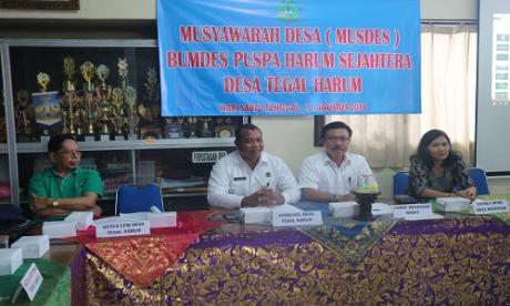 MUSDES BUM Desa Tegal Harum
