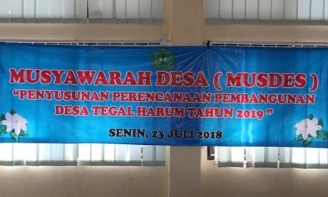 MUSDES Penyusunan Perencanaan Pembangunan Desa Tegal Harum