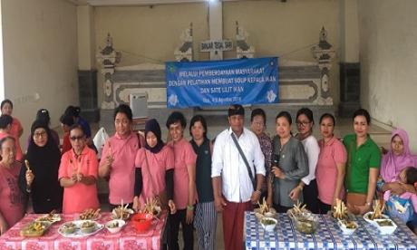 Pelatihan Pembuatan Soup Kepala Ikan Dan Sate Lilit