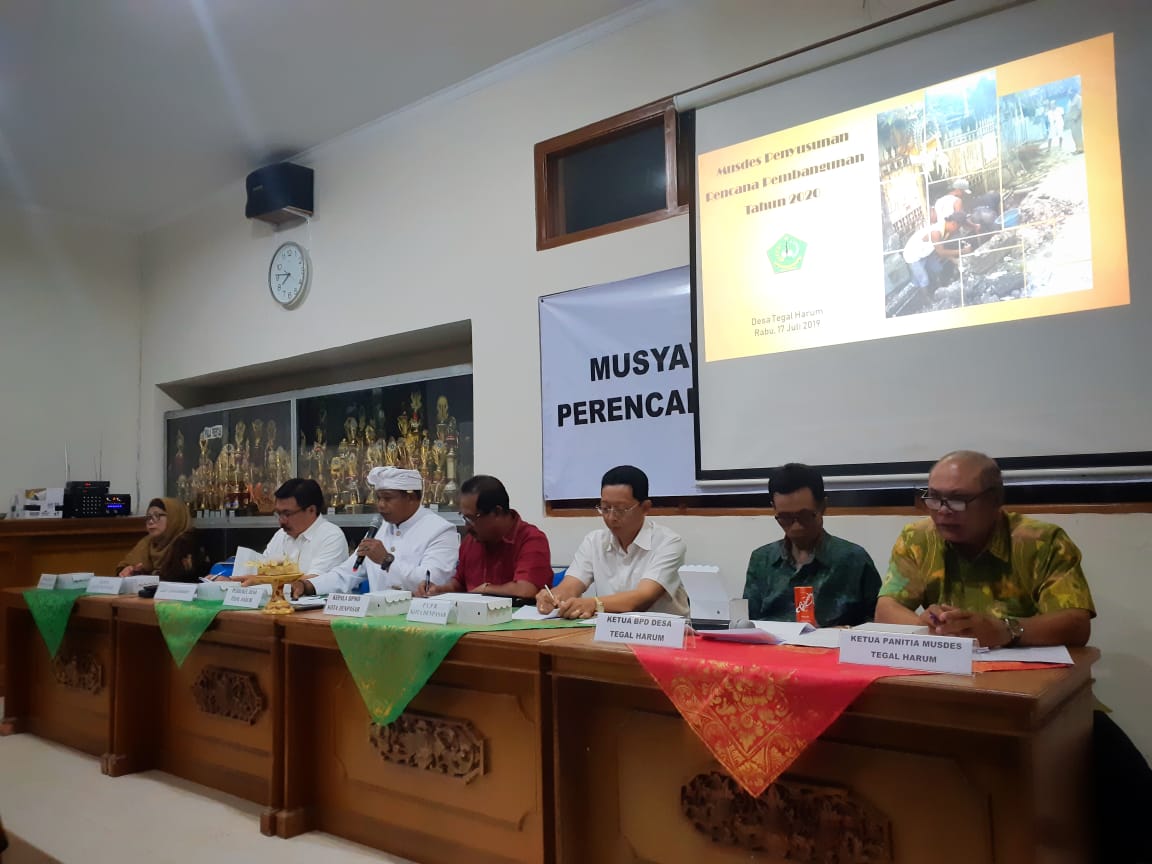 Musyawarah Desa Penyusunan Rencana Pembangunan Tahun 2020