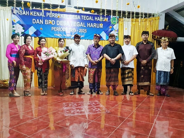 Pisah Kenal Perbekel dan BPD Desa Tegal Harum