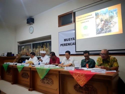 Musyawarah Desa (Musdes) Penyusunan Perencanaan Pembangunan Desa Tegal Harum Tahun 2020