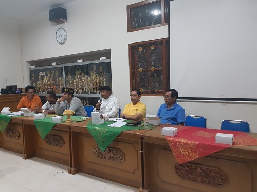 Rapat Pembubaran Panitia Porsenides serta Pembentukan Panitia FORMI
