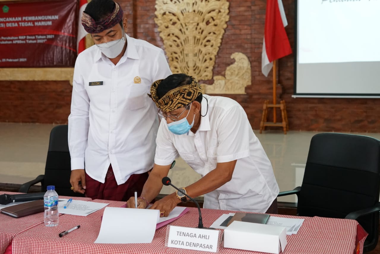 Musrenbangdes Desa Tegal Harum Tahun 2021