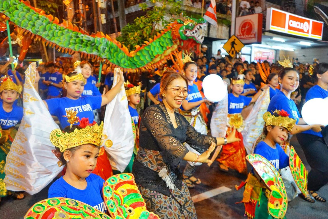 Pemerintah Desa Tegal Harum Sukses Gelar Parade Ogoh-ogoh 2026, “Ekatasata” Satukan Generasi Muda